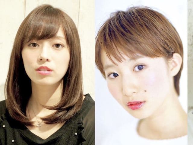 小顔に見える似合わせカット