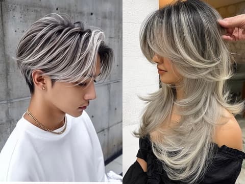 透明感と立体感を叶えるバレイヤージュ・ハイライト