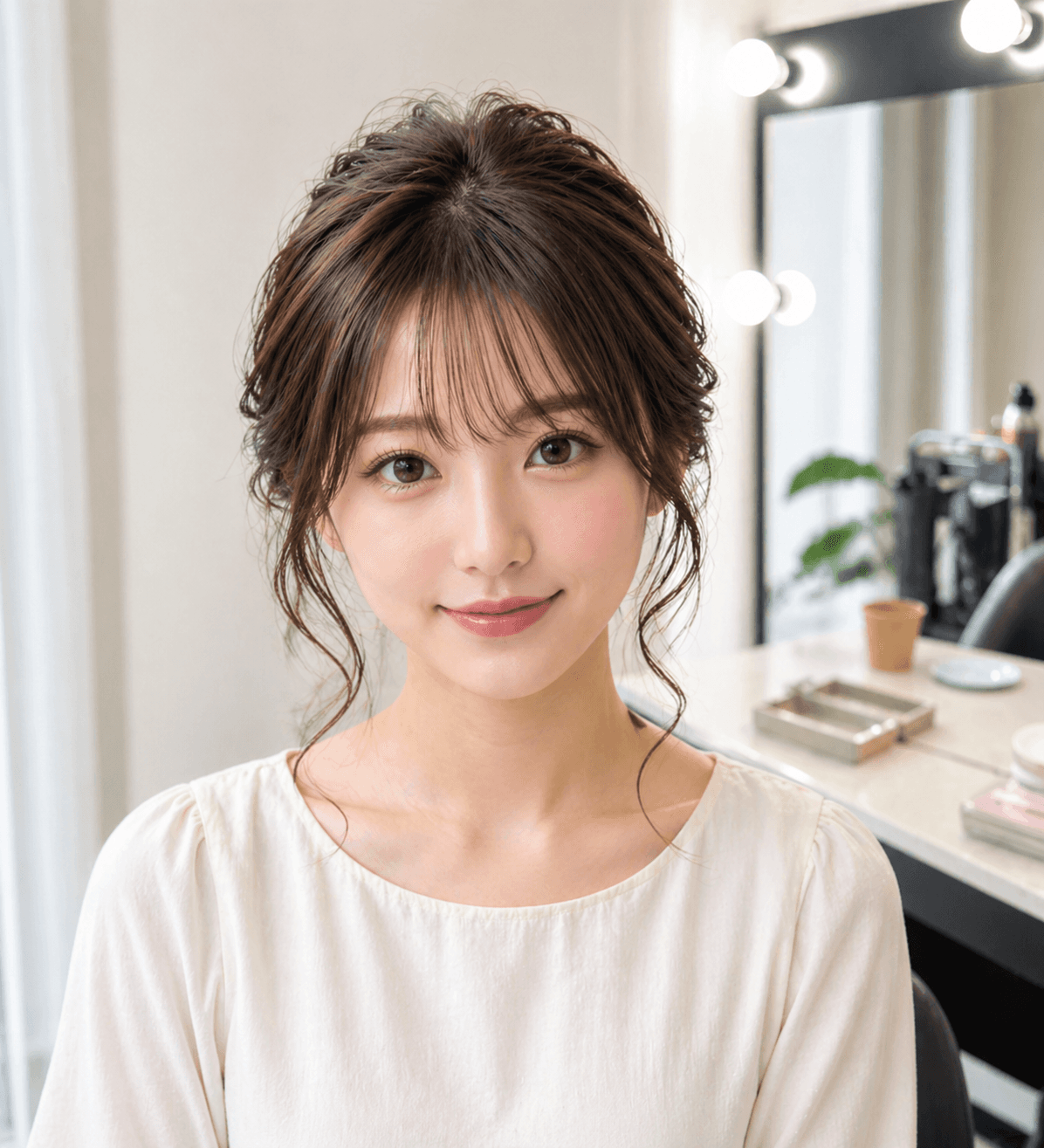 初めてでも安心。プロが仕上げるヘアメイク
