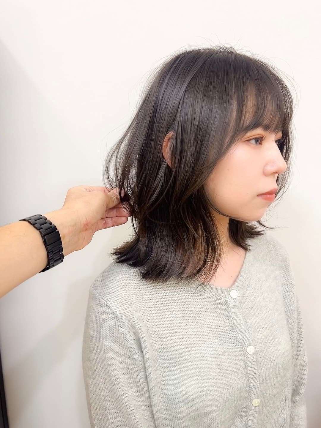 〖特徴③ 乾かすだけでまとまる再現性の高いカット〗